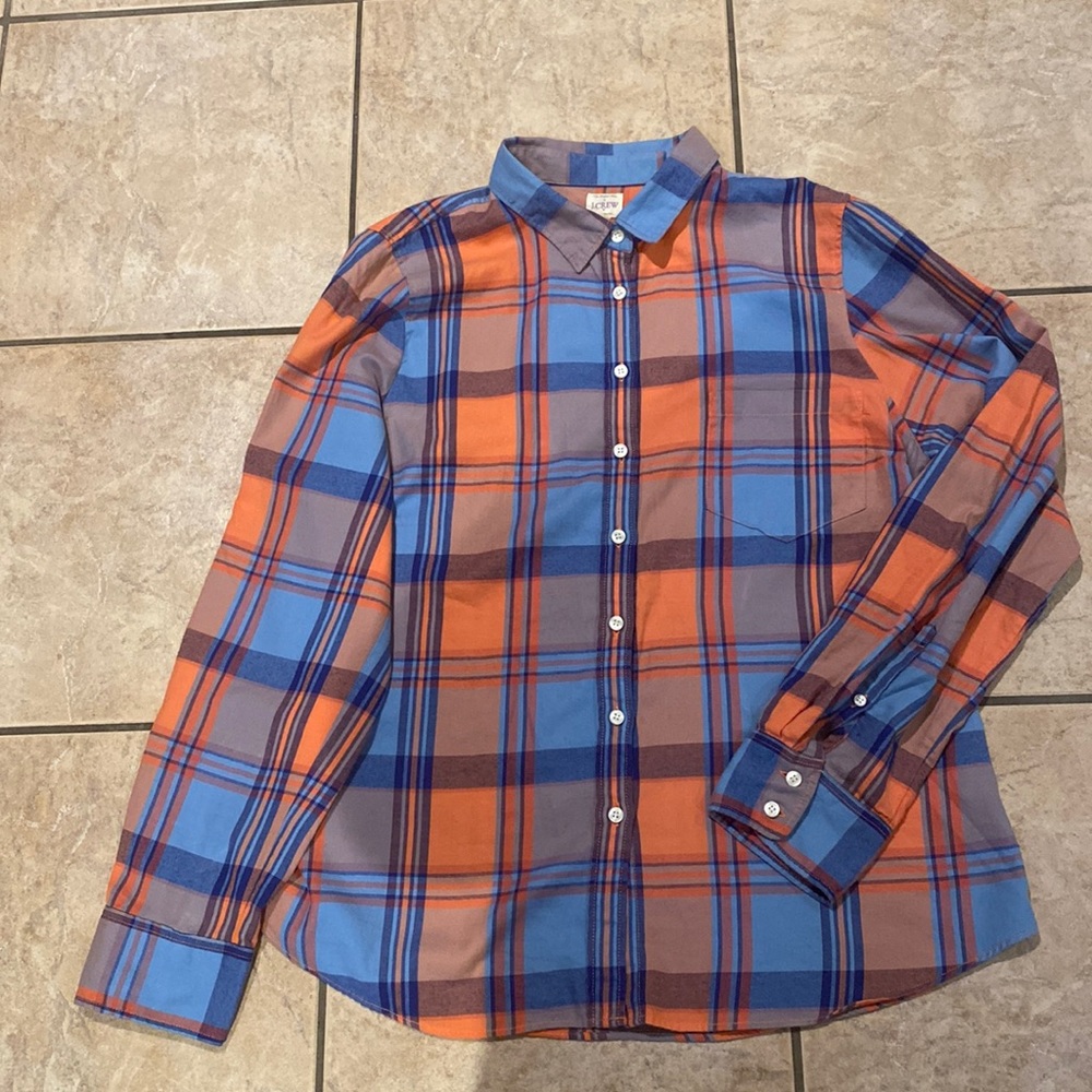 J. Crew The Perfect Shirt in plaid flannel size XL